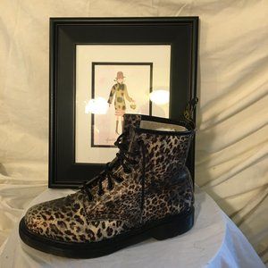 DOC MARTENS Animal Print Boots